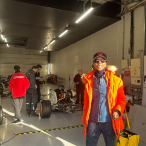Lily Samuels at Silverstone, motorsport performance nutrition